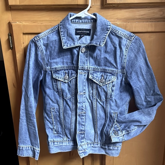 Lucky 🍀 brand Tomboy Trucker denim jacket, size XS, Color: Jacinto River - Picture 7 of 14